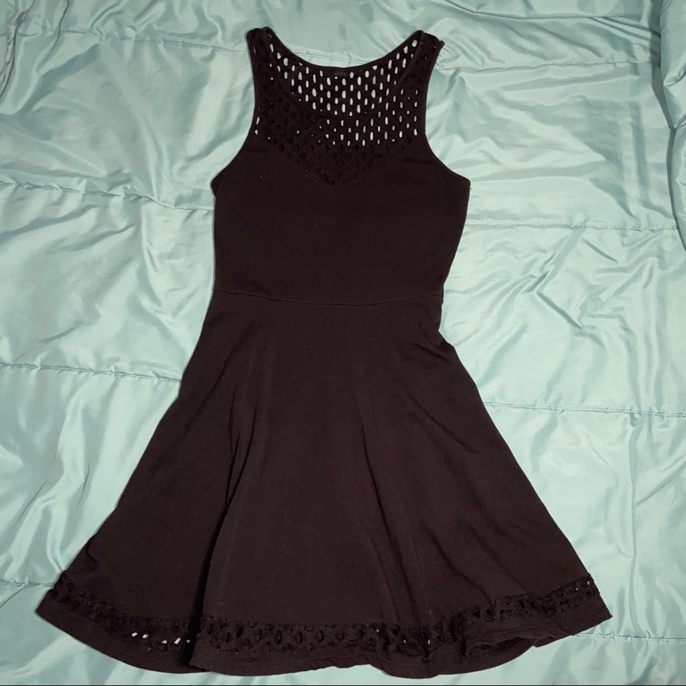 Casual black dress